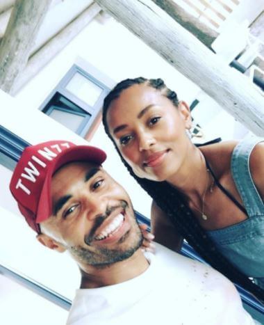 Melanie Liburd with her brother, Leon.